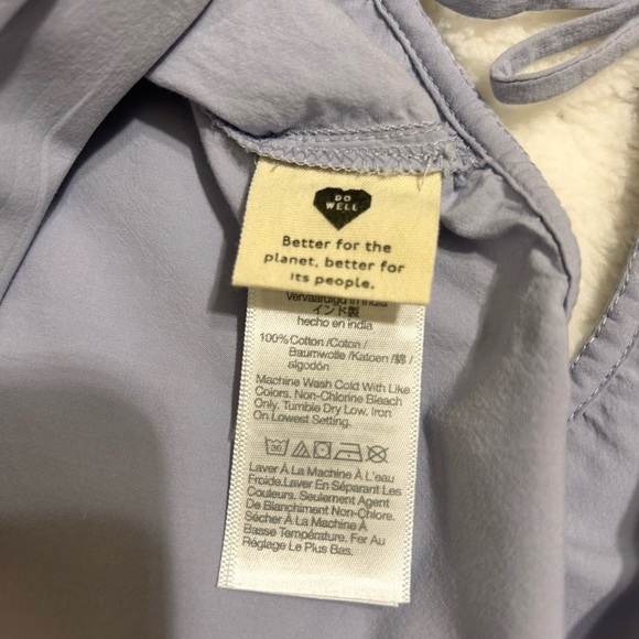 Madewell Boxy Puff Sleeve Blouse in Purple Size:XXS - Picture 8 of 9